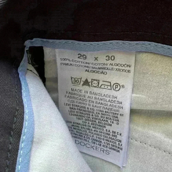 Black Dockers, slim fit, size Small - Picture 3 of 8